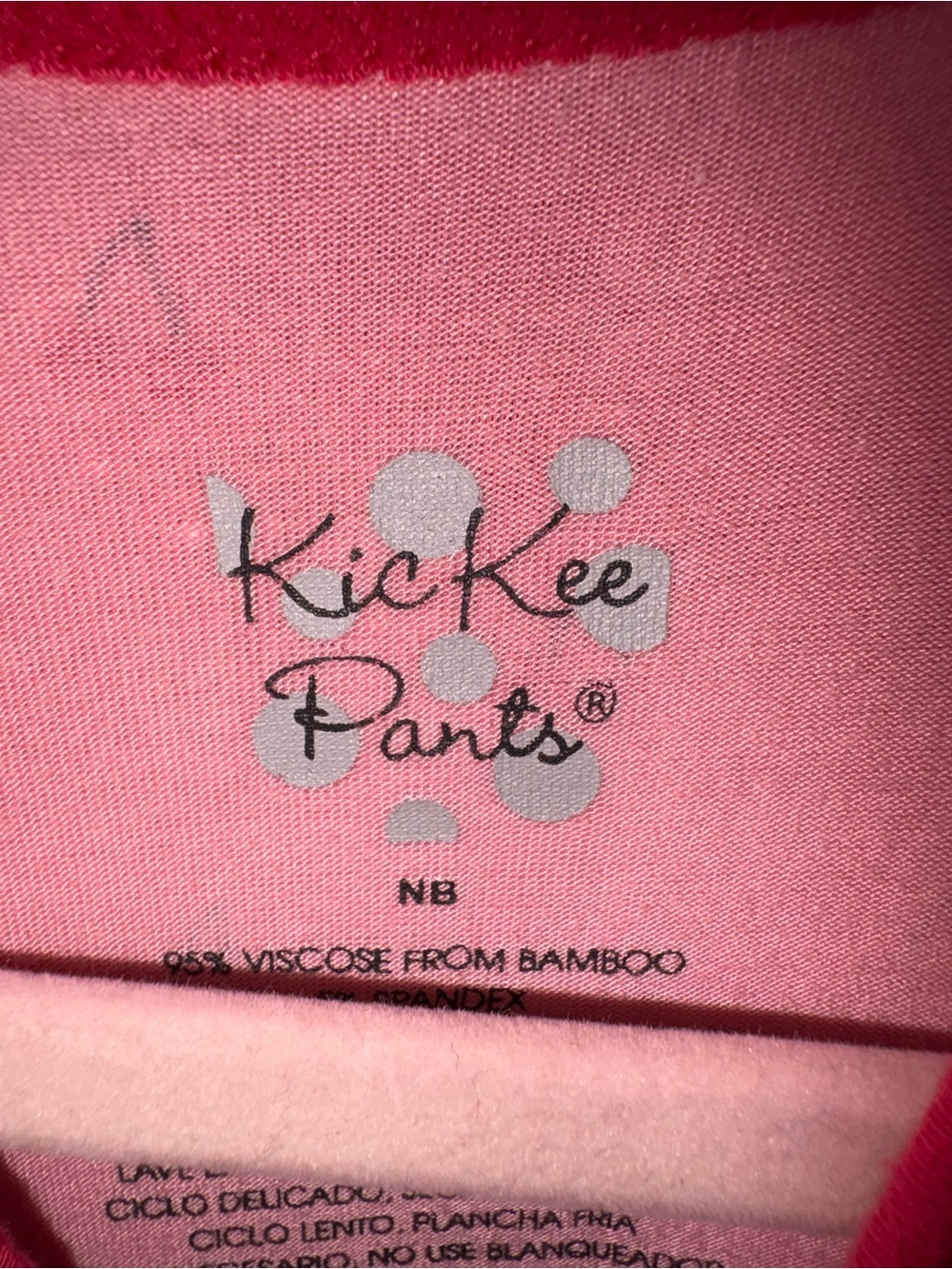 Kickee Pants Pink Cherry Ruffle Footie - Picture 3 of 3